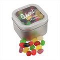 Large Window Tin with Jelly Beans